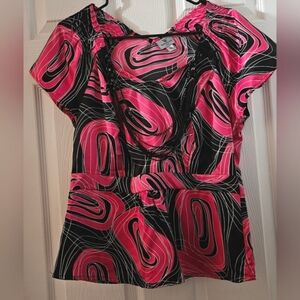 Worthington Petite Capped Sleeve Blouse